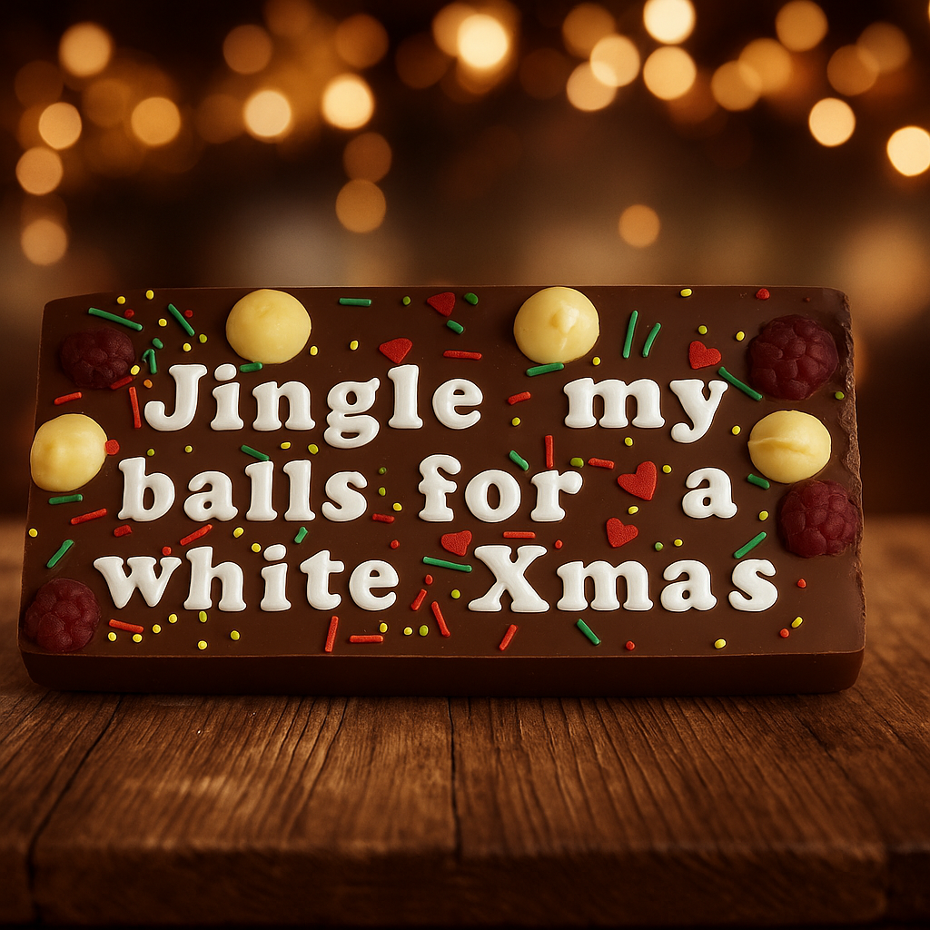 “Nice List” Edition – Salty Mail Christmas Chocolate Bar 🍫✨